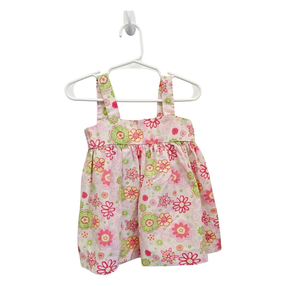 Castles & Crowns Girls Floral Sundress Pink Green 18m&24m